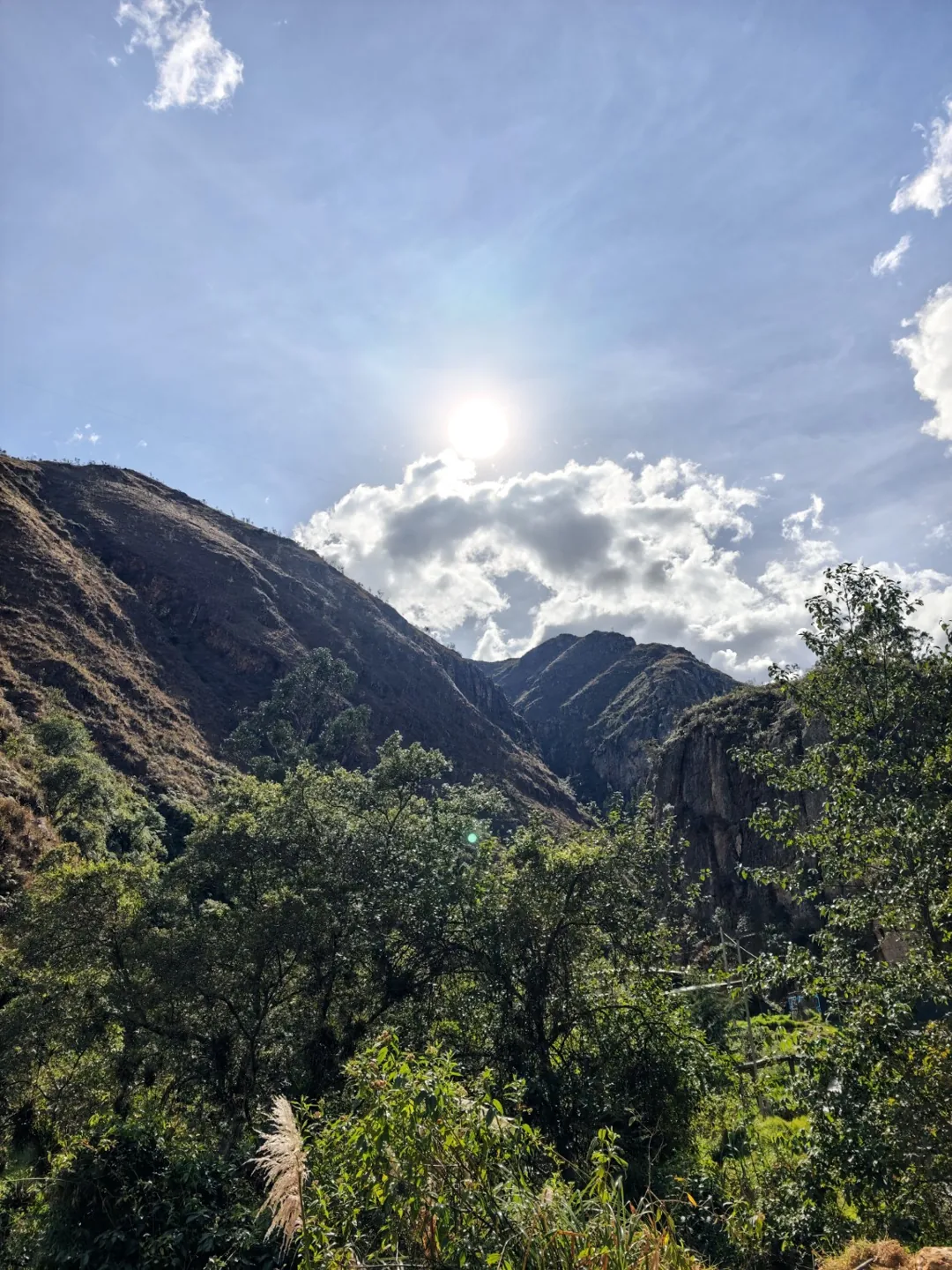 Montañas y cielo abierto de los Andes