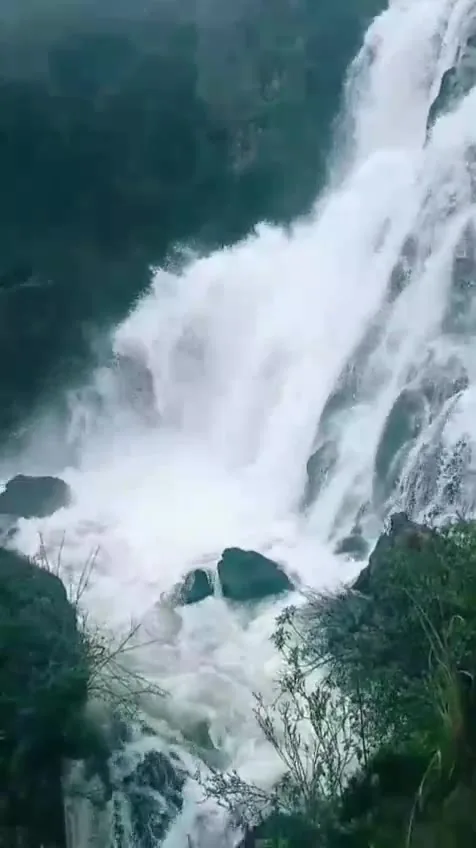 Cascada La Paccha, captura del video del río Muyoc