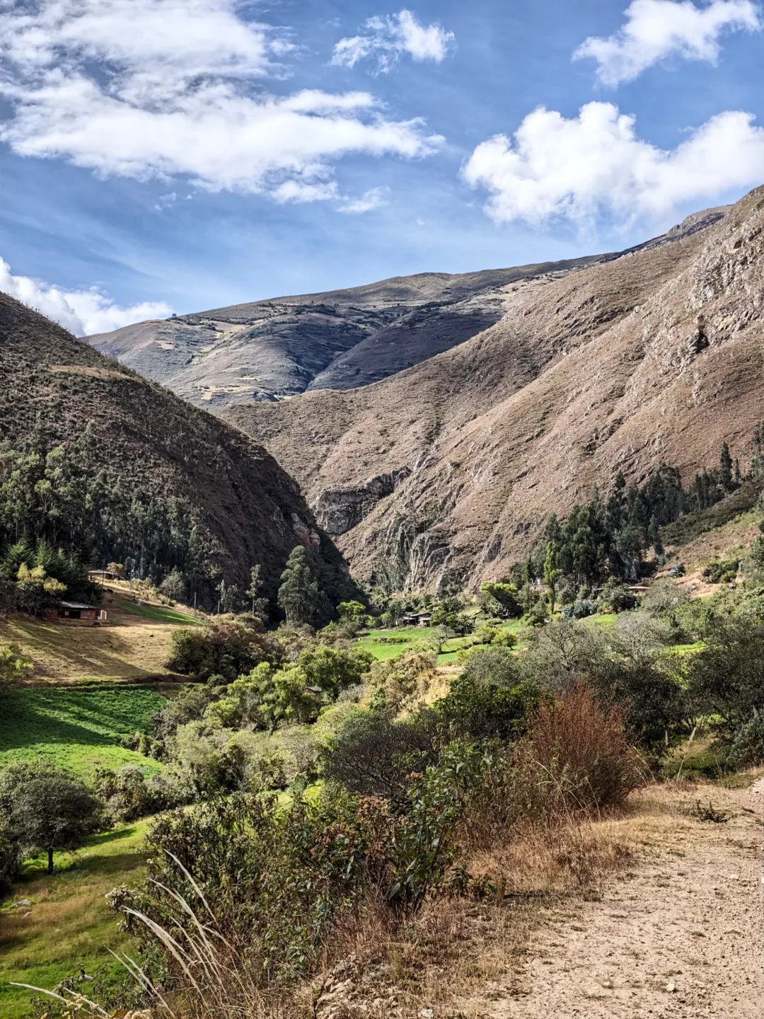 Valle andino bajo cielo azul, fotografía compartida por la asociación